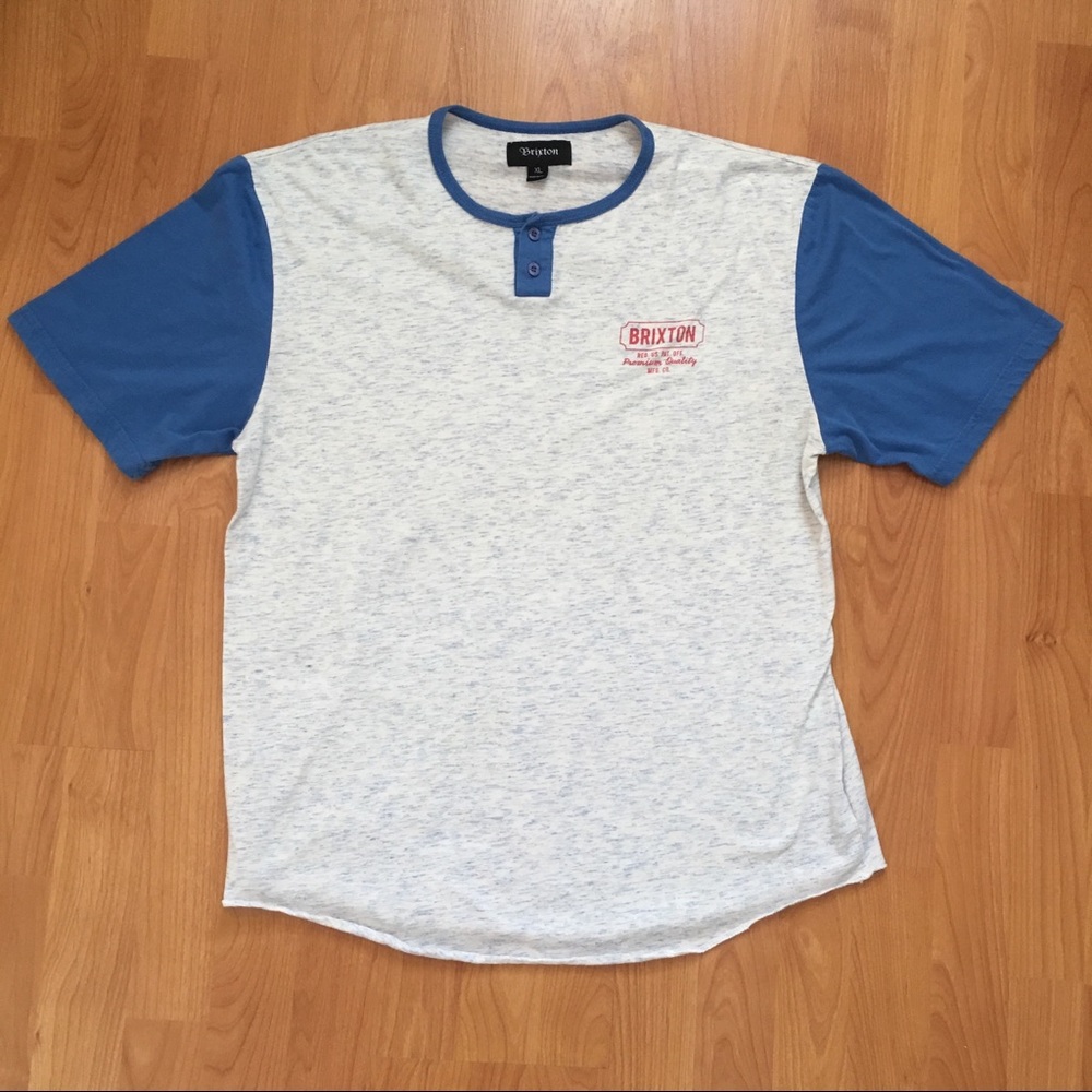 Brixton Logo Short Sleeve Baseball T-Shirt XL - Picture 3 of 7